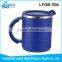 personalised coffee cups witgh handle stainless steel , 14oz