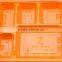 Five Compartment Disposable PP Plastic Takeaway Food Tray & Container with Lid                        
                                                Quality Choice