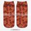 Fashion Sports Anklet High Quality 3d Digital Full Print Colorful Ankle Socks Sports Unisex Custom Hot Sale Stretch Spandex