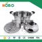 High quality double layer stainless steel steamer pot with steel lid