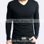 2014 New Fashion Mens Blank T Shirts High Quality Casual Long Sleeve T Shirts Slim Men'S V Neck T Shirt