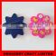 Soft pvc customized embossed logo badge clip safety pin