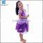 Halloween child purple princess fancy dress costume