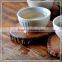Customize Logo Printed wooden saucers
