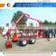 Sugarcane Trailer, Log Trailer with Hydraulic Telescopic Crane