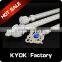 KYOK Russian design classical zinc hanging curtain rod,portable shower curtain rod,chromed metal curtain rod wholesale