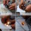 Wholesale handmade fashion man Survival Paracord Bracelet Flint Fire Starter Scraper Gear