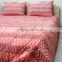 Hand Block Printed Chevron Jaipur Pink Washable queen Quilt
