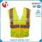 European-American style high visibility fluorescence public police warning reflective vest jacket