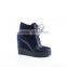 double dots sole leather oxford platform women shoes with lace