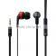 Stereo earphone with mic wired earphone for mp3 player/mobile phone, in ear headphones online auction from shenzhen