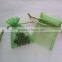top style green drawstring organza gift bag wholesale