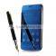 Samco Elegant Clear View Mirror Smart Wallet Leather Flip Case for Huawei G8