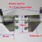 Heavy duty slatwall hanging rail bracket /Square Pipe Mounting Bracket