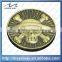 souvenir old color custom collection 3D antique brass coin