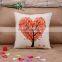 2015 Vitality of Love Maple Tree Pure and Fresh and Literary Cartoon Cotton and Linen Sofa Cushion for Leaning on Hold Pillow