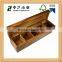 High Quality Customized Unfinished Box Nature Wooden Tea Storage Wood Box For Best Sale