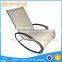 Top selling beach chaise lounge with adjustable headrest