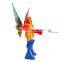 Hot selling small model plastic kids toy robot with light