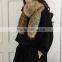 Hot selling popular real fur scarf for ladies