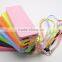 promotional slim mobile power bank 2600mah portable power bank