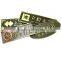 High quality small metal logo name plate