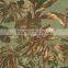Big leaf design Home interior living walls vinyl paper wallpaper