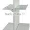 Retail Store Double Sided Floor Standing Cosmetic Shelving Rack