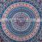 Blue cotton Indian Tapestries Mandala Tapestry Hippie Wall Tapestry tapestry wall hangings indian printed tapestry wholesale