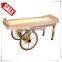 POP custom wooden merchandise cart display for retail stores