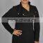 New age design with brass zippers and buttons in knit fabric choice of bamboo, cotton, polyester