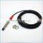 Factory hot M8 Non-Flush 12v dc 3-wires inductive proximity sensor with CE