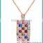 Colorful Clear Crystal Women's 925 Silver Jewelry