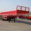 SHENGRUN Bulk cargo transport truck trailer, Tri-axle side wall semi trailer for sale
