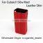 Unique Design Red PU Leather Case FOR Cuboid 150w Box TC 60W Mod 5 color choice