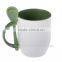 Sublimation mug with spoon