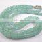 Natural Milky Aquamarine Beads Necklace