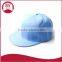 100 % Acrylic plain light blue snapback /blank snapback
