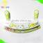 Herbs Garlic Vegetable Double Blade Mezzaluna Chopper Stainless Steel Mincing Knife With Color Handles