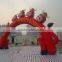 Cheap giant cow advertising inflatable arch for sale / giant inflatable arch