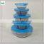 wholesale 5 pcs glass bowl/glass salad bowl set