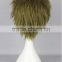 Synthetic long straight Man's wig Anime Men Cosplay Full wig N420