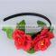 Artificial Flowers Crown & garland bulk fabric headband jewelry