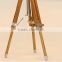 SAA Australia style natural wooden tripod table lamp with off white empire lampshade wedding present centerpiece home decor CUL