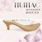 manufactory fashion plastic high heels shoes(FH559)