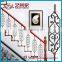 wrought iron work stair railing designs / decorative wrought iron handrails suppliers