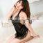 LG3022 women lace dress underwear black G-string