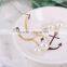 Simple Gold Earring Designs For Women, Natural Pearl Beads Jewelry Stud Earring