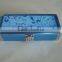 Aluminium bars pencil box,multiplication pencil case with Silk screen glue panelc