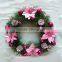 Personalized Custom Garden/Party/Decoration Use Artificial Flower Wreaths